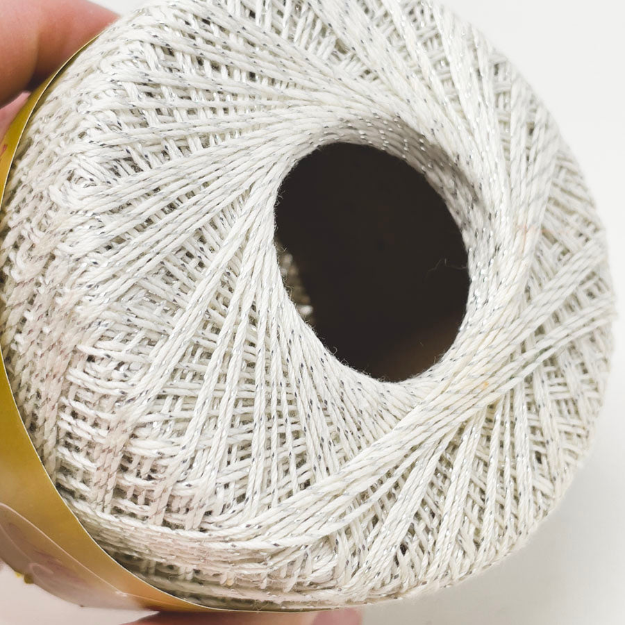 JP Coats Knit-Cro-Sheen Metallic Crochet Thread