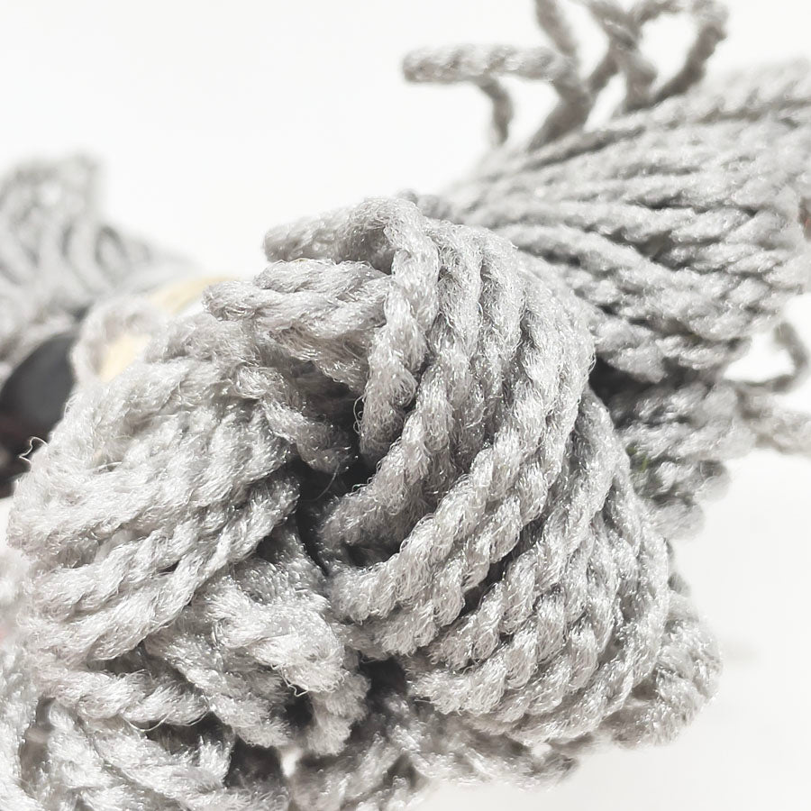 Needloft Nylon Plastic Canvas Yarn Bundle - Gray
