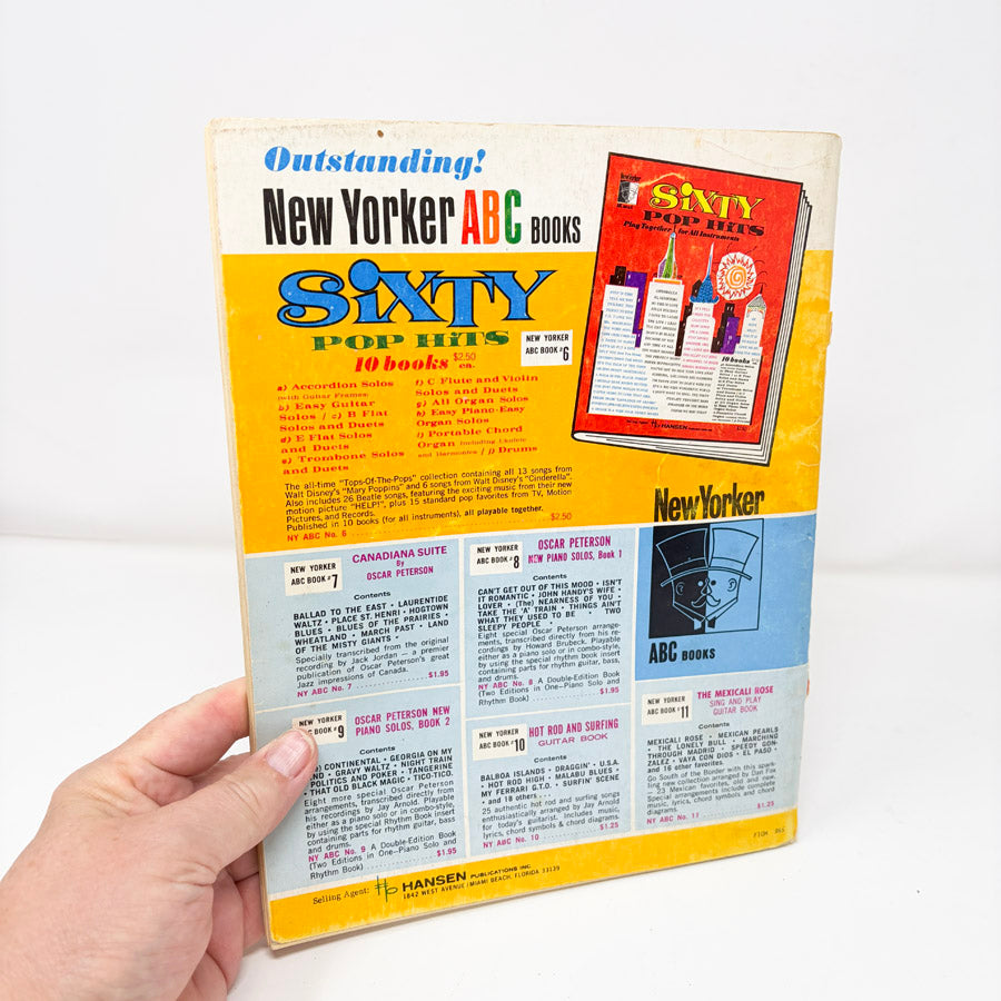 1960s Sheet Music Anthology – Sixty Pop Hits