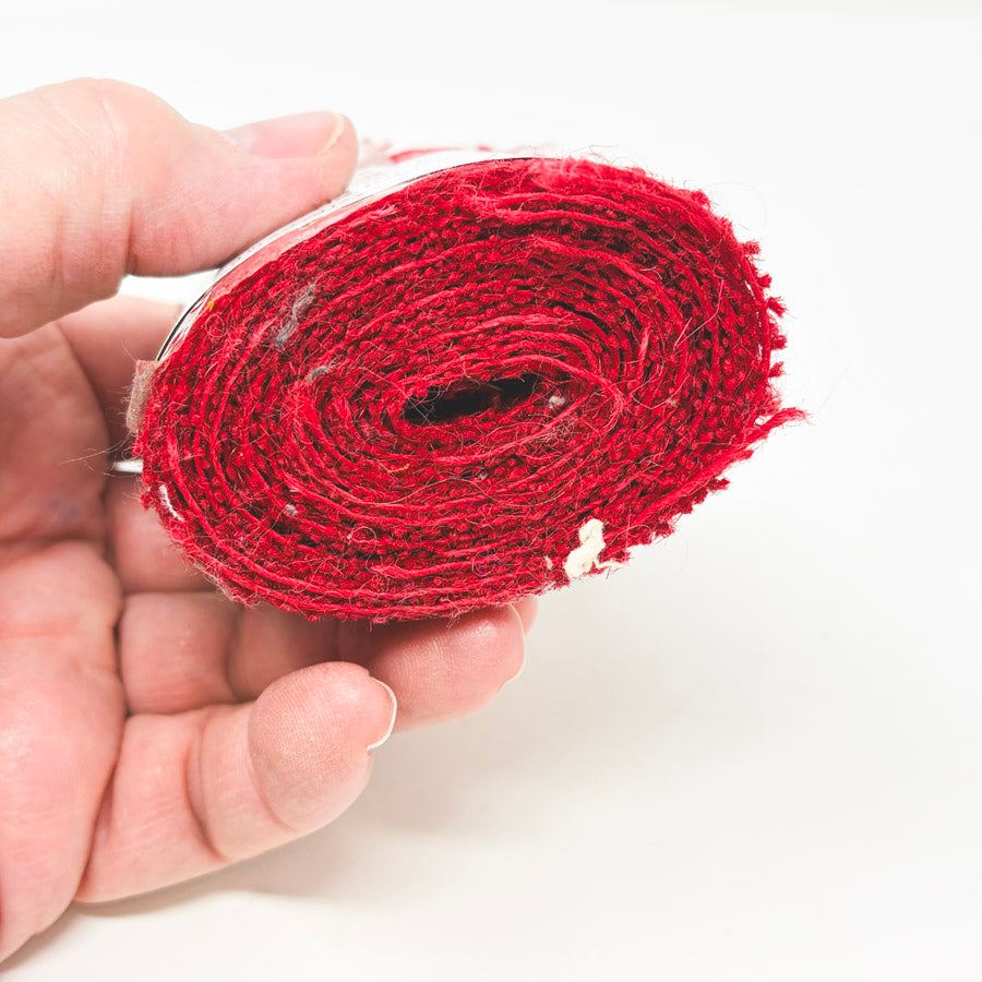 Red Burlap Ribbon
