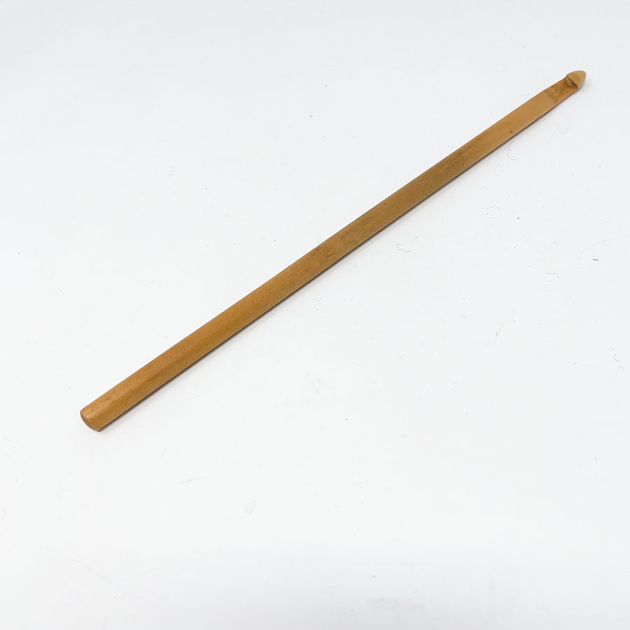 Long Wood Crochet Hook
