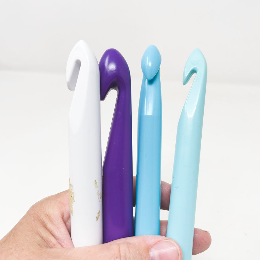 Large Plastic Crochet Hooks - Pick a Size