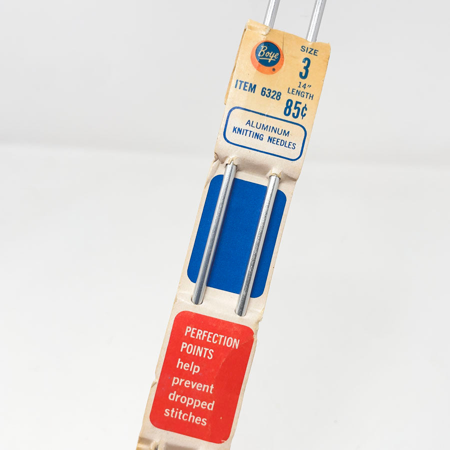Boye 14" Knitting Needles - Size 3