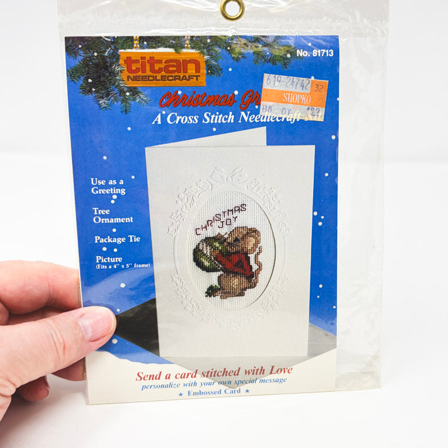Titan Needlecraft - Christmas Greetings- A Cross Stitch Needlecraft Kit