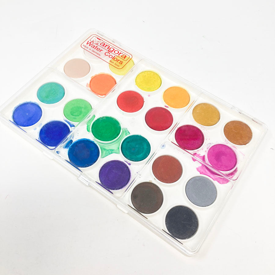 Angora Opaque Watercolor Pan - 24 Color