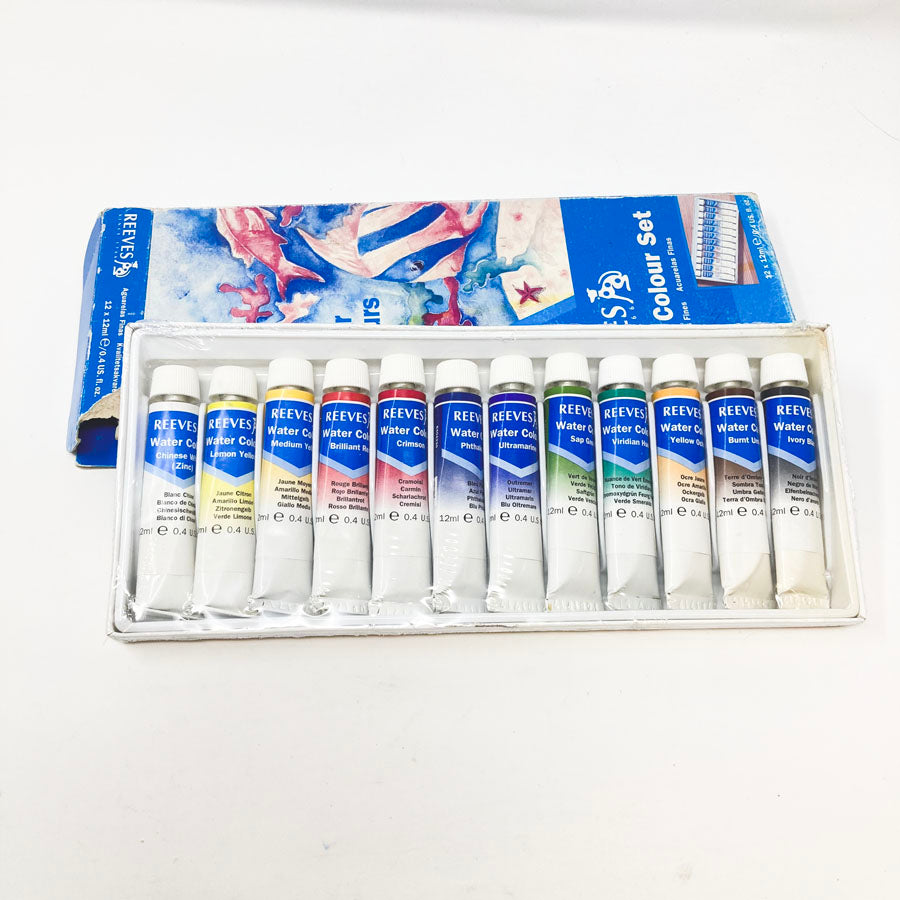 Reeves Watercolor Tubes Set - 12 Color