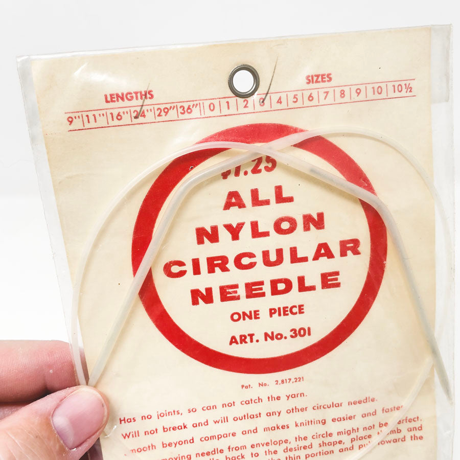 24" - Size 3 - Netta Needles Nylon Circular Knitting Needle