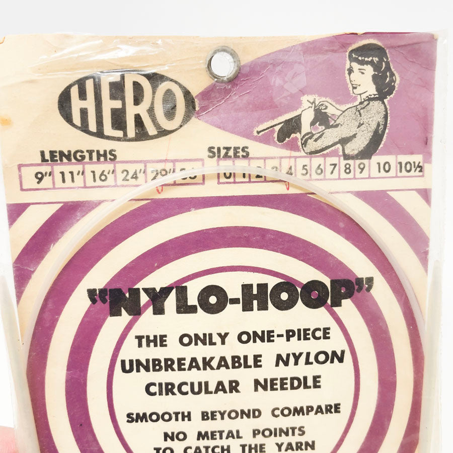 29" - Size 4 - Hero Nylon Circular Knitting Needle