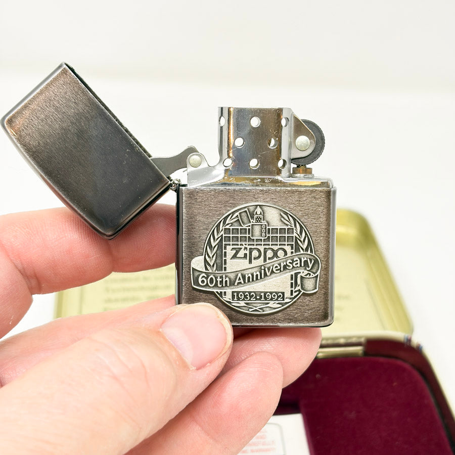 Vintage Zippo 60th Anniversary Windproof Lighter