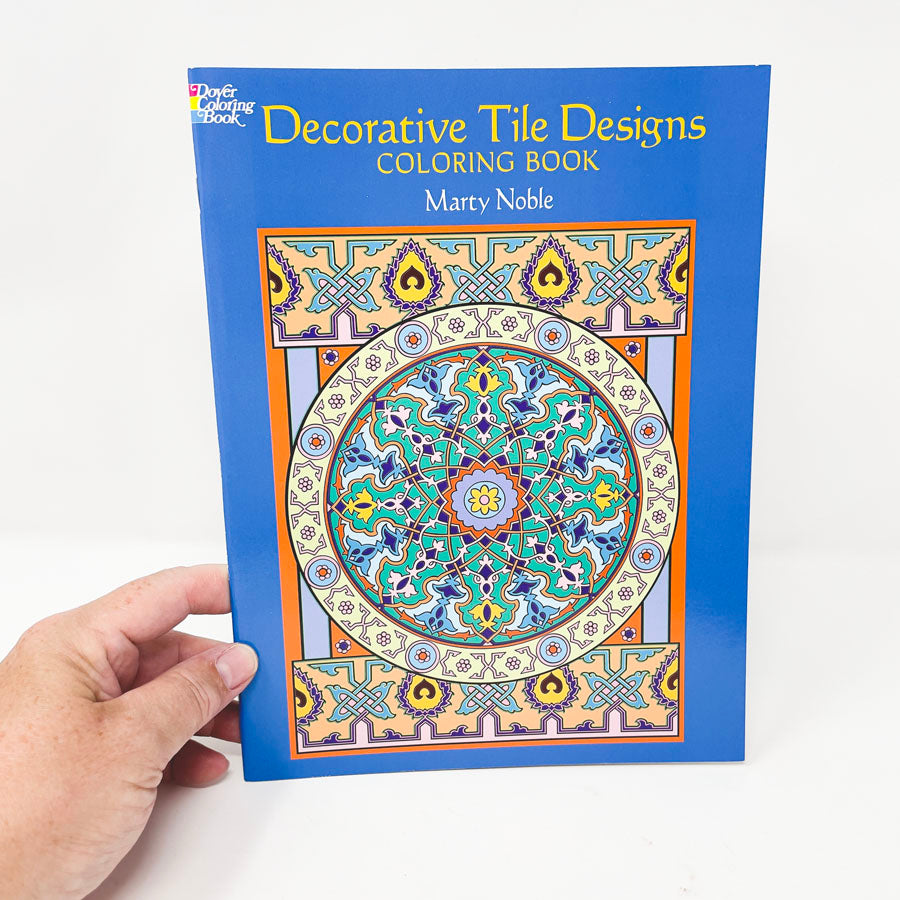 Decorative Tile Designs Dover Coloring Book