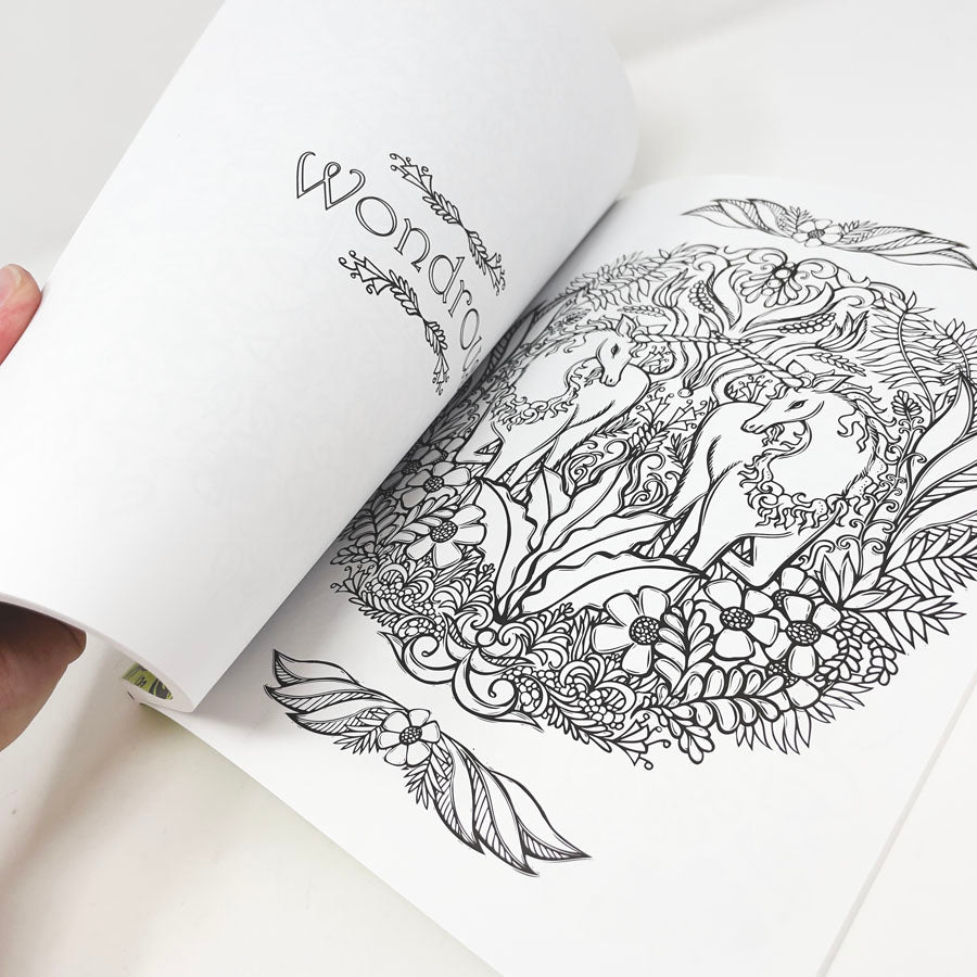 Scared Nature Coloring Book