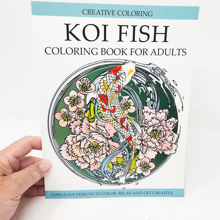 Koi Fish Coloring Book by Creative Coloring