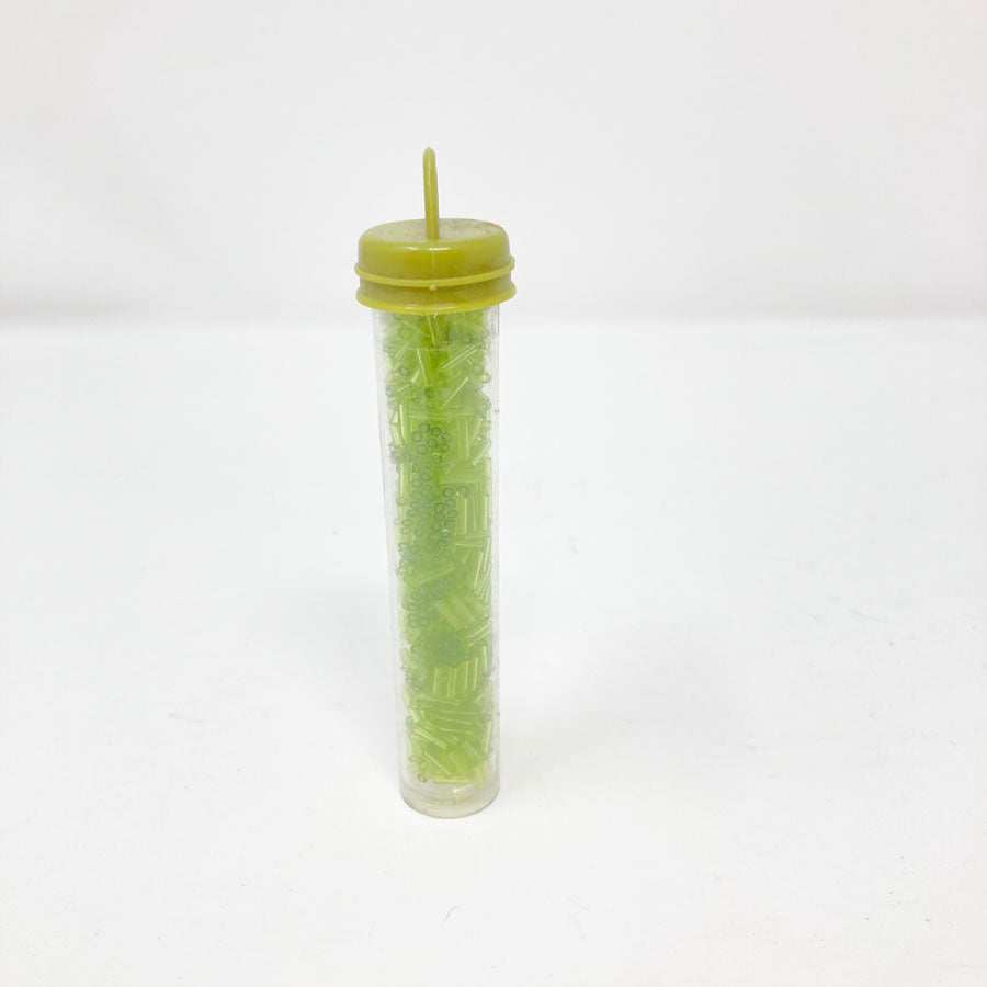 Light Green Tube Beads