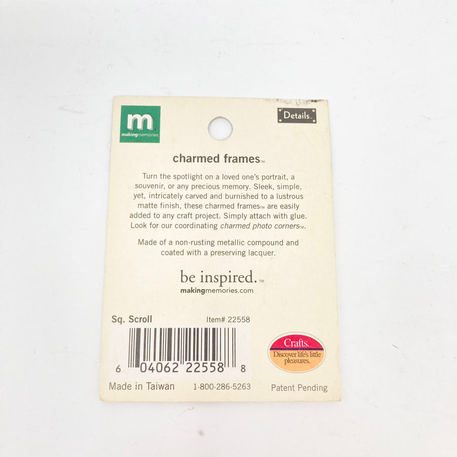 Making Memories Scroll Charmed Frame