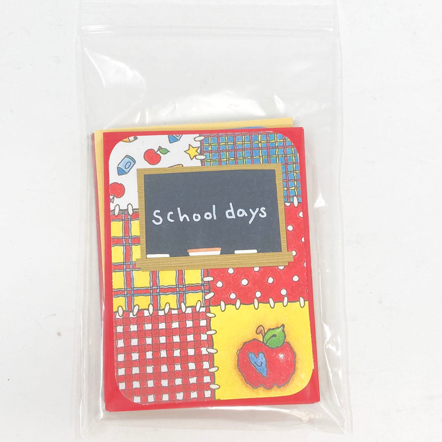 School Days 3x4 Accordion Notebooks