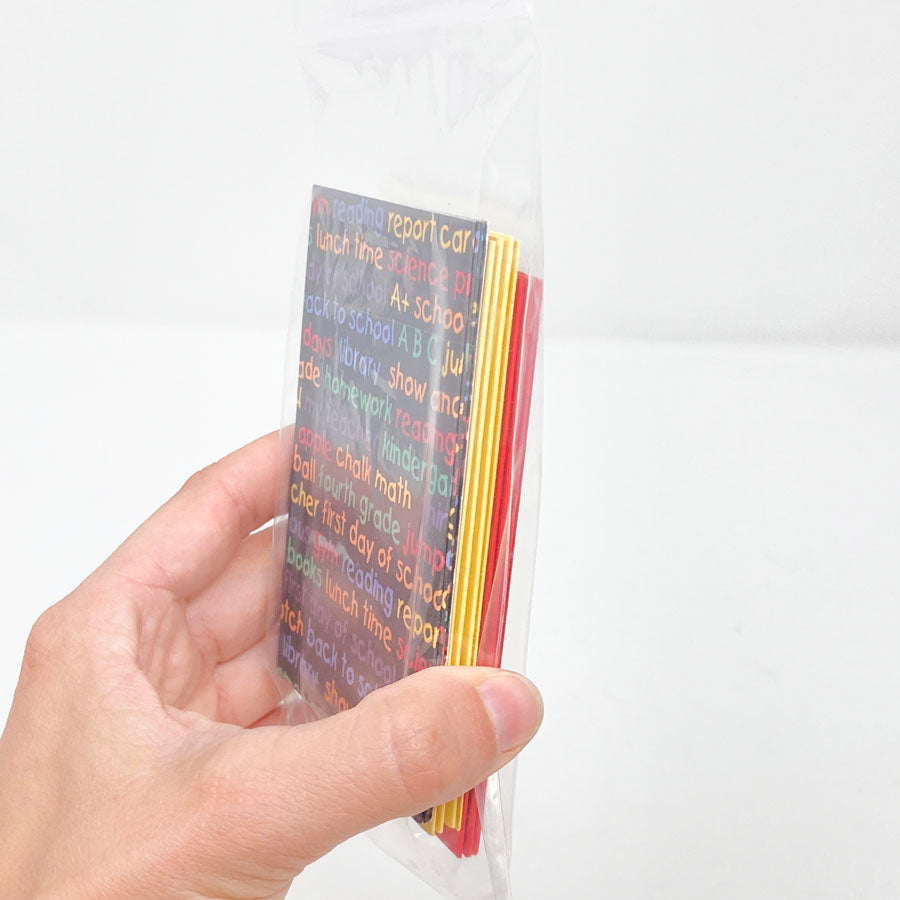 School Days 3x4 Accordion Notebooks
