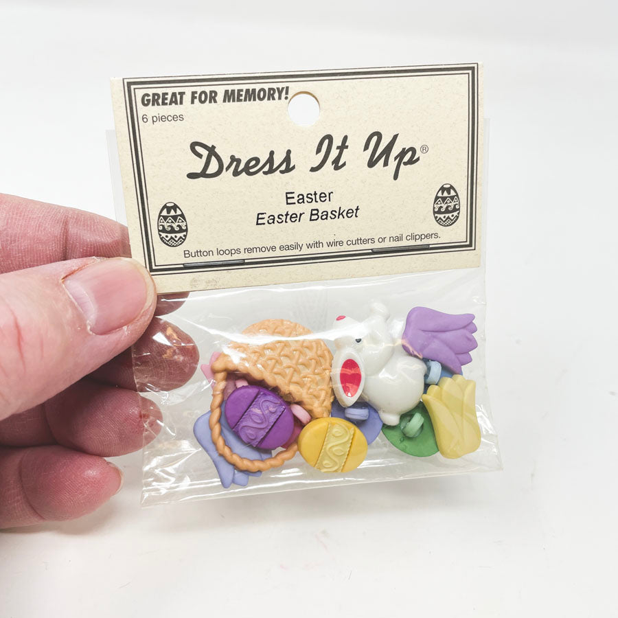 Easter Basket - Dress It Up Buttons