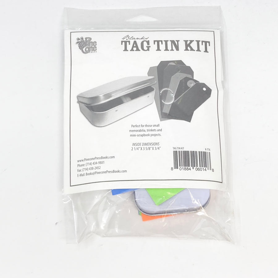 Pine Cone - Blanks Tag Tin Kit
