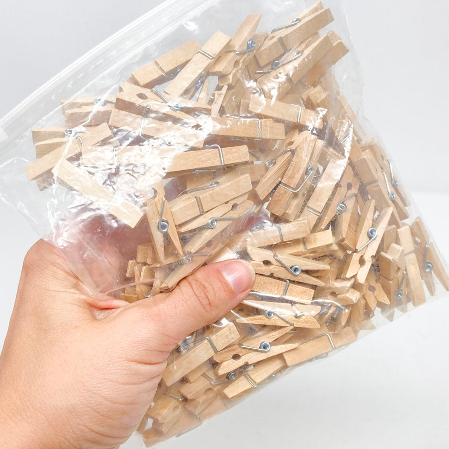 Wooden 1.25" Clothes Pin Bundle