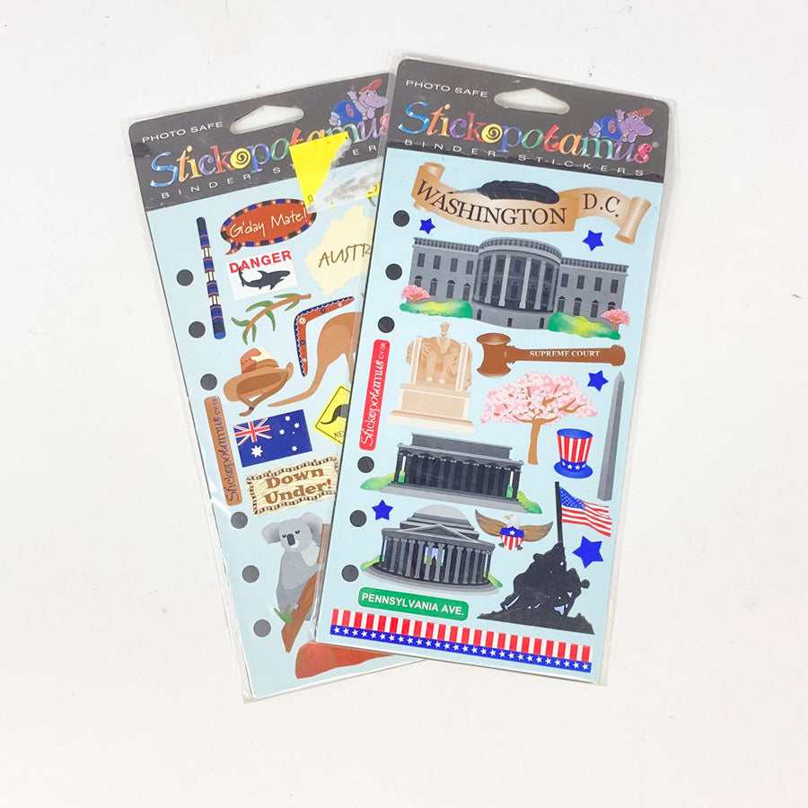 Stickopotamus-Binder Stickers