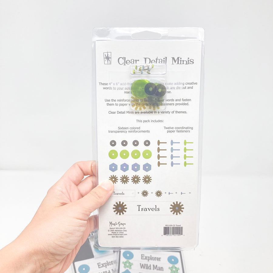 Magic Scraps Clear Detail Minis