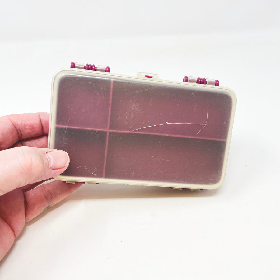 4 Compartment Box - Red