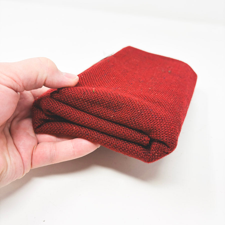 Deep Red Tweed Wool Cross Stitch Fabric – Assorted Counts