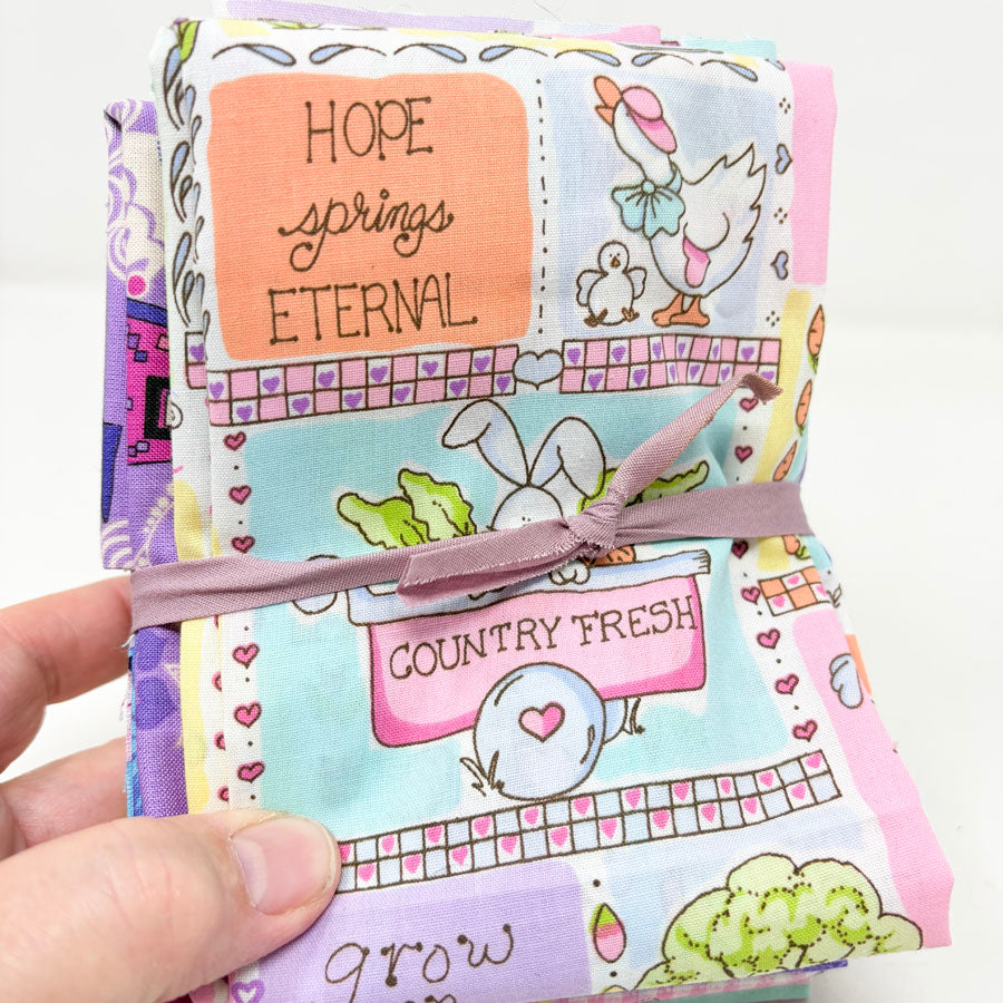 Easter Pink & Purple Fabric Bundle