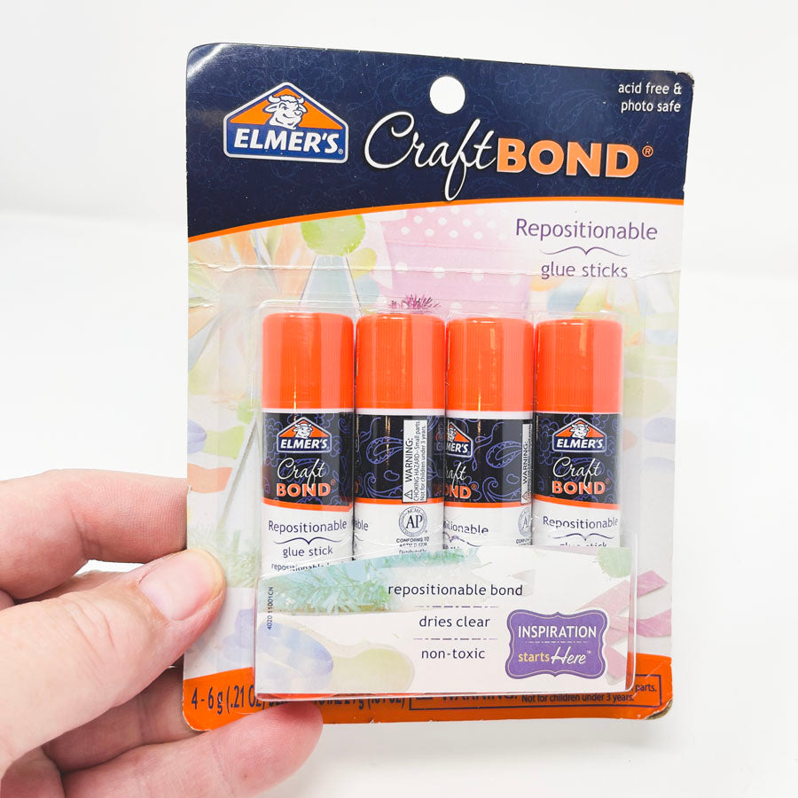 Elmer's Craft Bond Repositionable Glue Sticks - 4pk