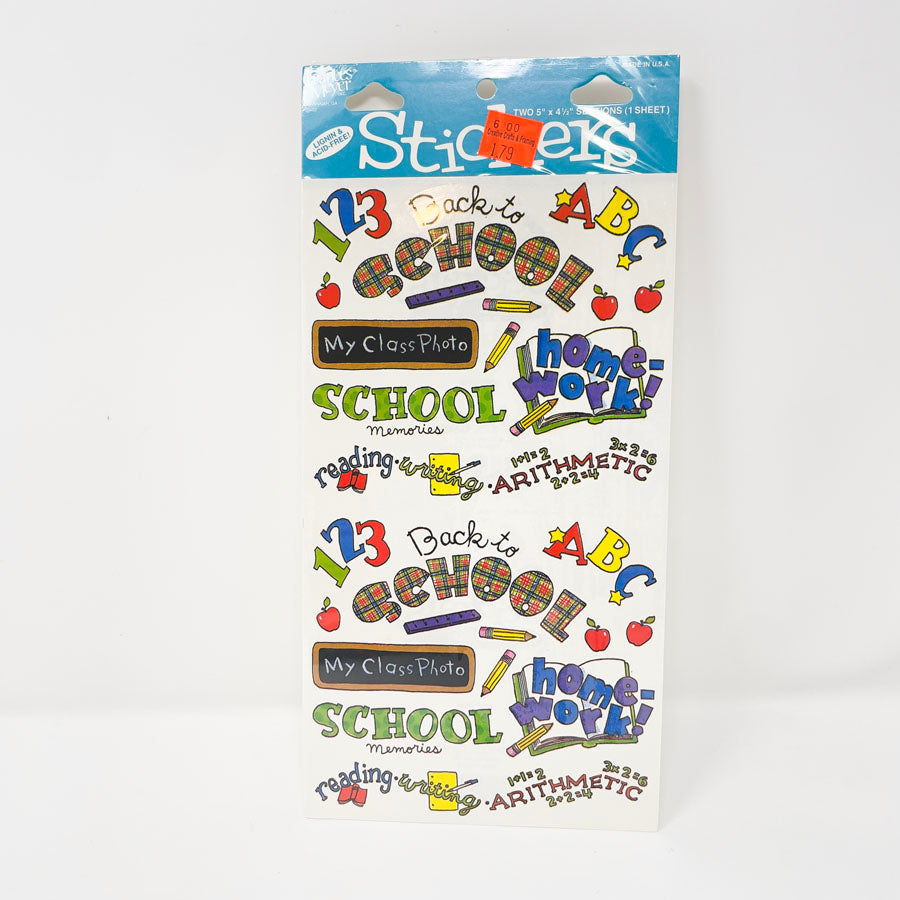 Frances Meyer Back to School Stickers
