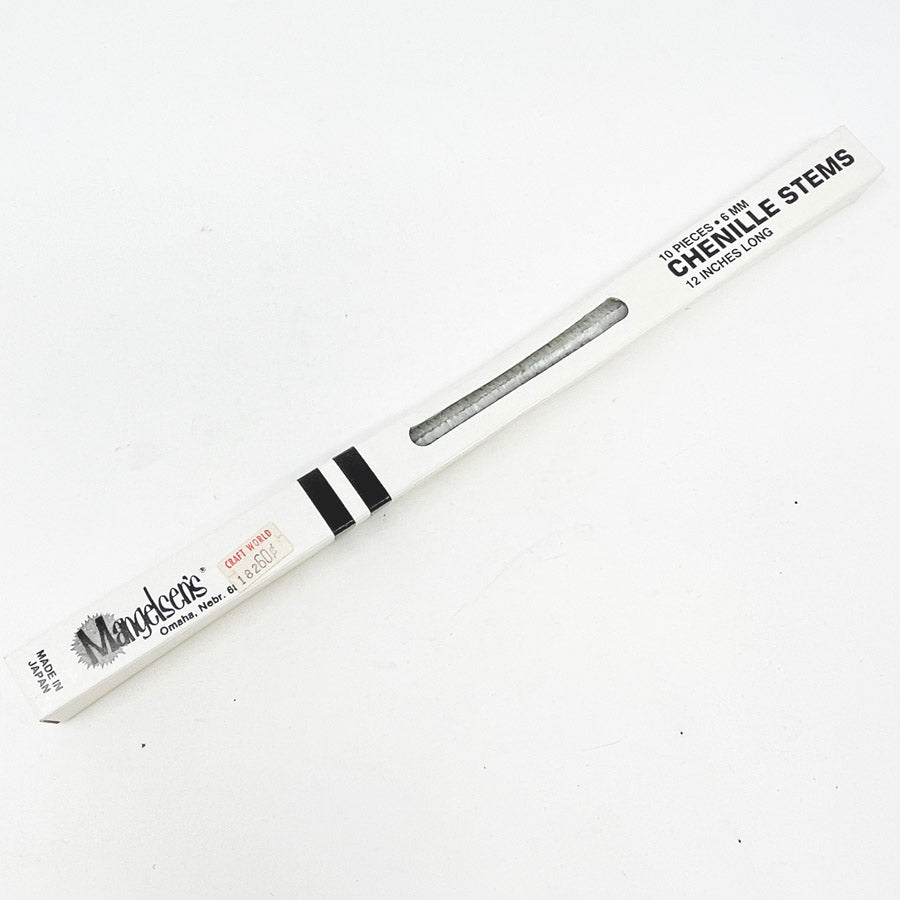 Mini Pack of White Chenille Stems