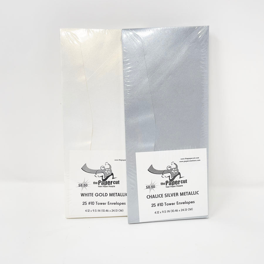The Paper Cut Metallic #10 Envelopes
