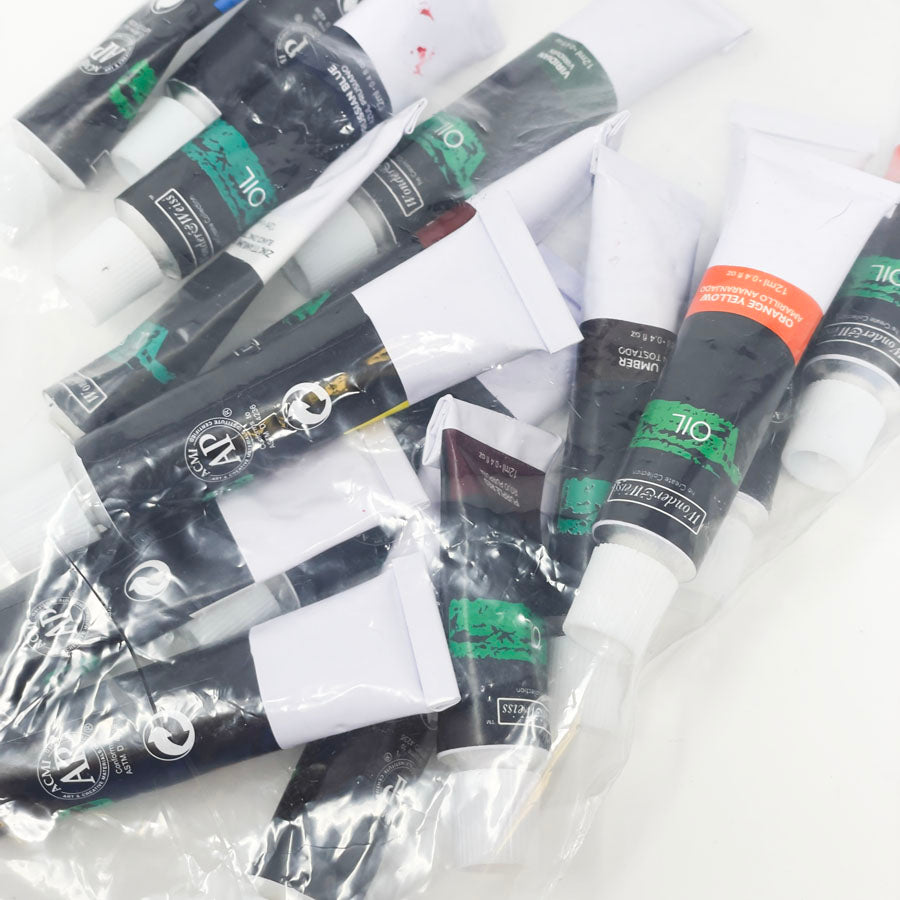 Wonder & Weiss Oil Paint Set - No Box - 16 pc
