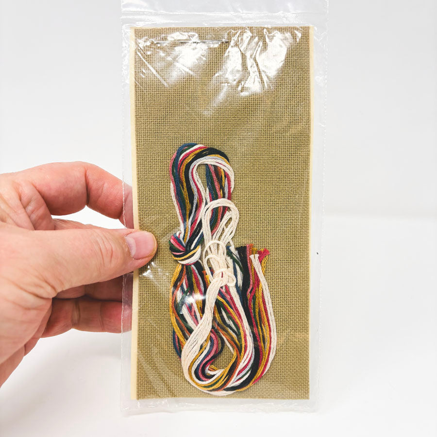 Summer Snowman Cross Stitch Bookmark Kit