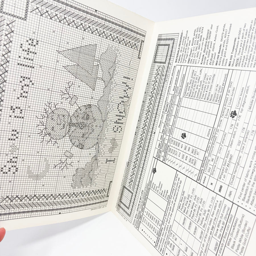 Calico Crossroads - Snow Is My Life Cross Stitch Pattern