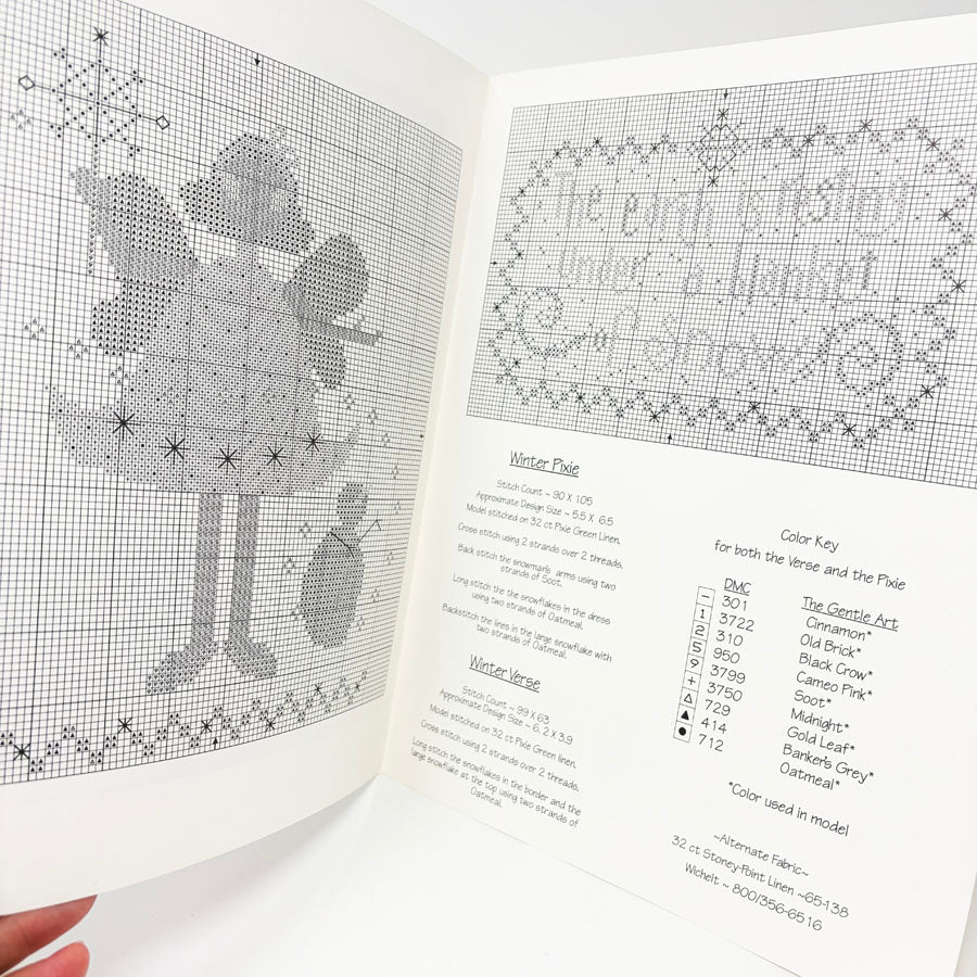 Bent Creek - A Pixie for All Seasons Winter Cross Stitch Pattern