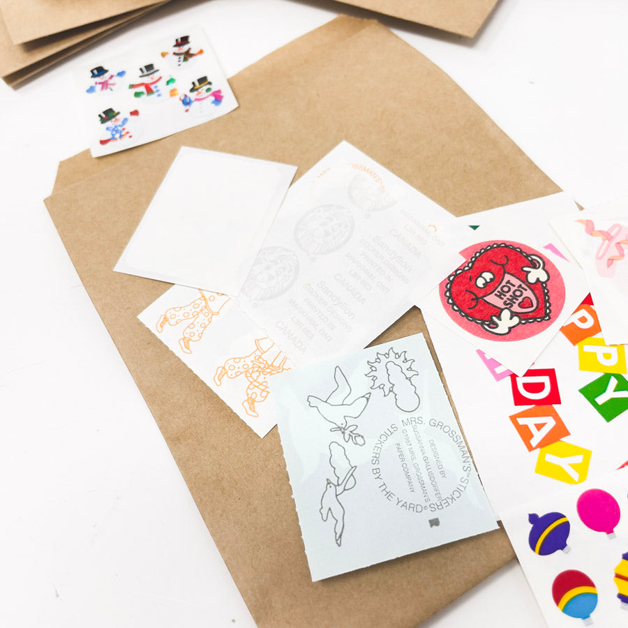 Vintage Mystery Sticker Pack