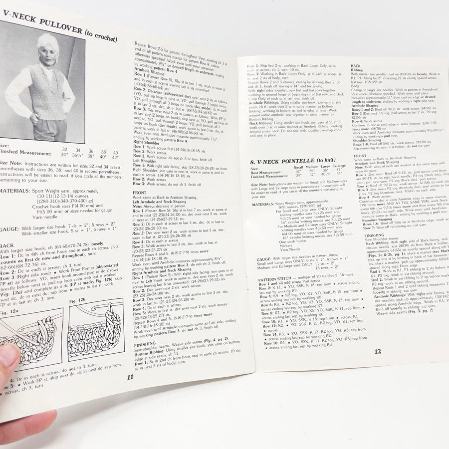 Leisure Arts Women's Vests Pattern Booklet - 1984