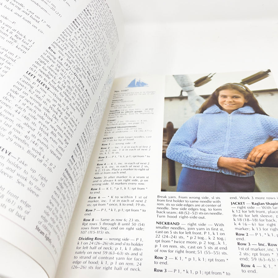 Bucilla Raglans to Knit From the Neck Down Booklet - 1977