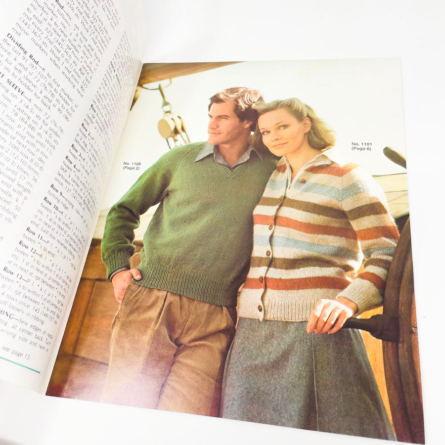 Bucilla Raglans to Knit From the Neck Down Booklet - 1977