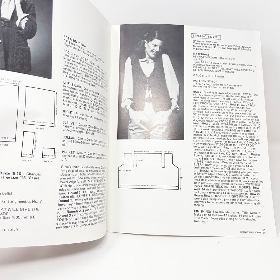 Bernat Fashion Gems Pattern Booklet - 1979