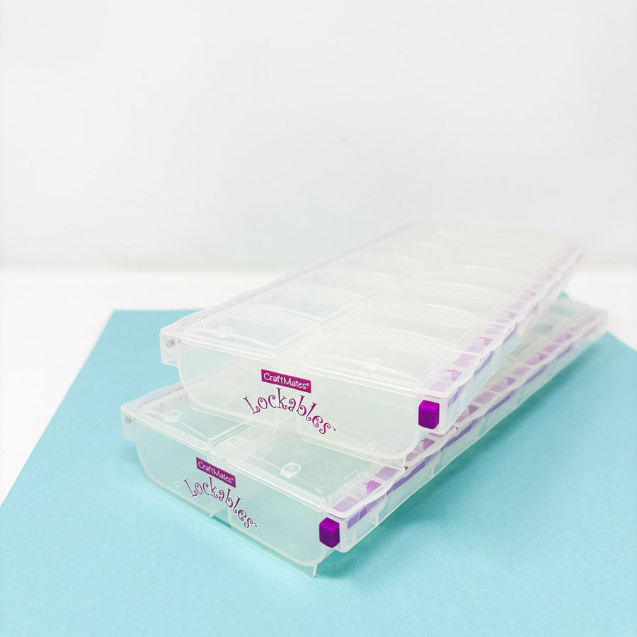 Craftmates Locking 14 Compartment Organizer