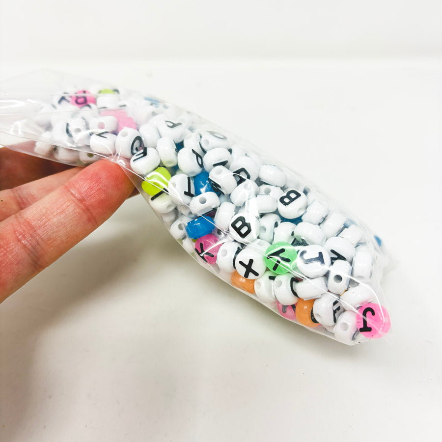 Mixed Bag of Alphabet Beads