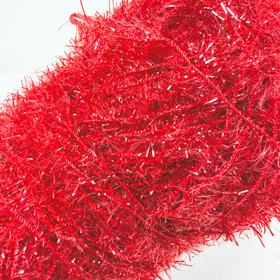 Red Scrubby Yarn - Unmarked Skein