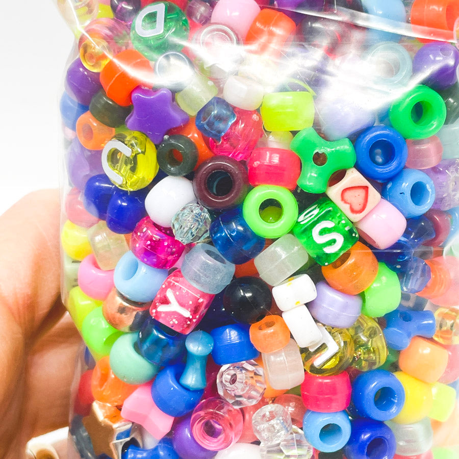 Pony Bead Sparkle and Alpha Mix