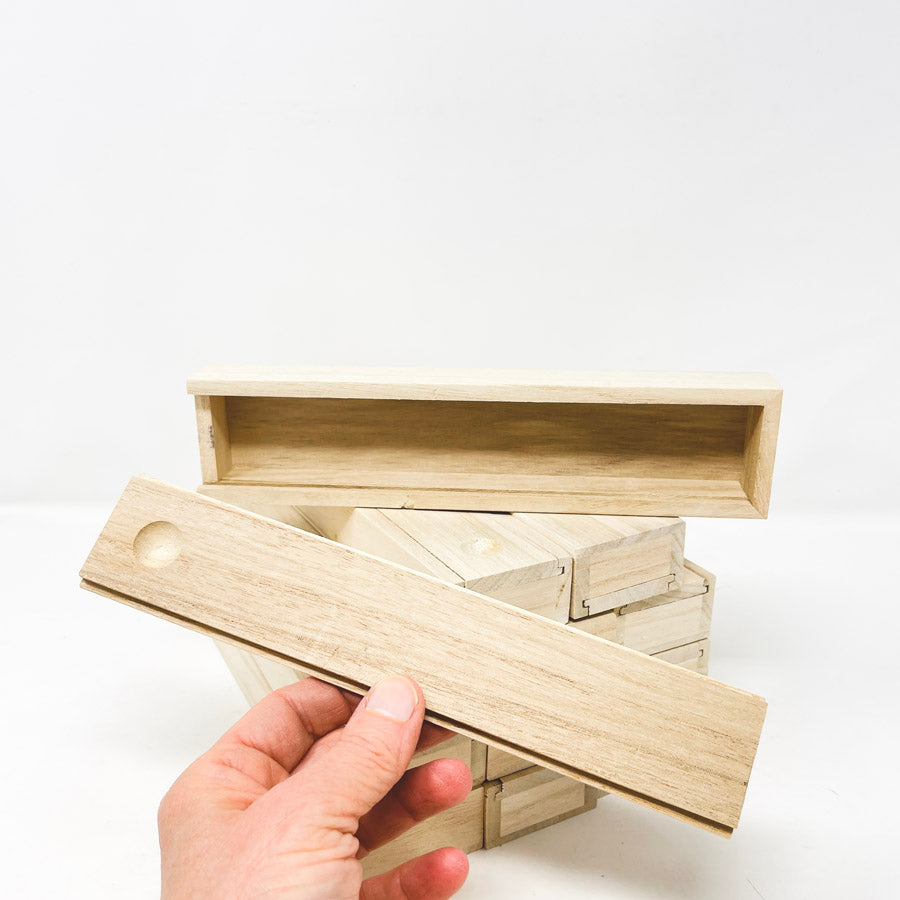 9x2x1 Wooden Matchbox