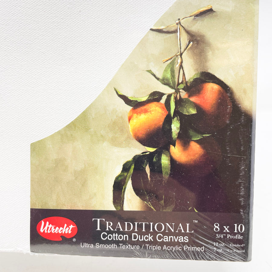Utrecht Traditional Cotton Duck Canvas 8 x 10
