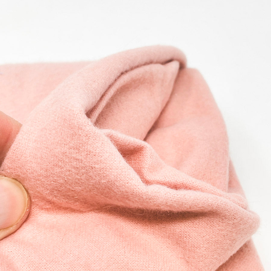 2 Yds x 42" Blush Pink Flannel Fabric