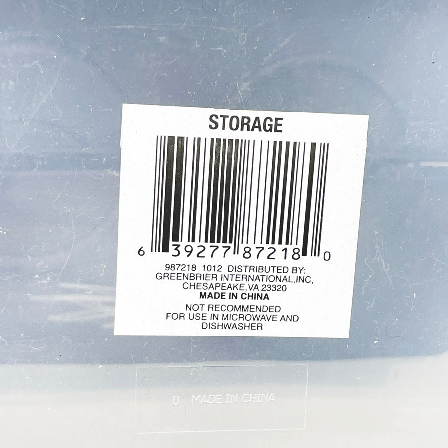 Storage Box with Hinged Interlocking Lid