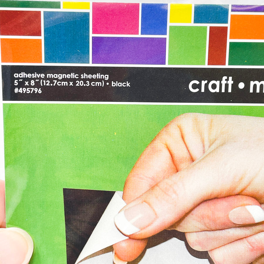 Adhesive Magnet Sheet 5" x 8"